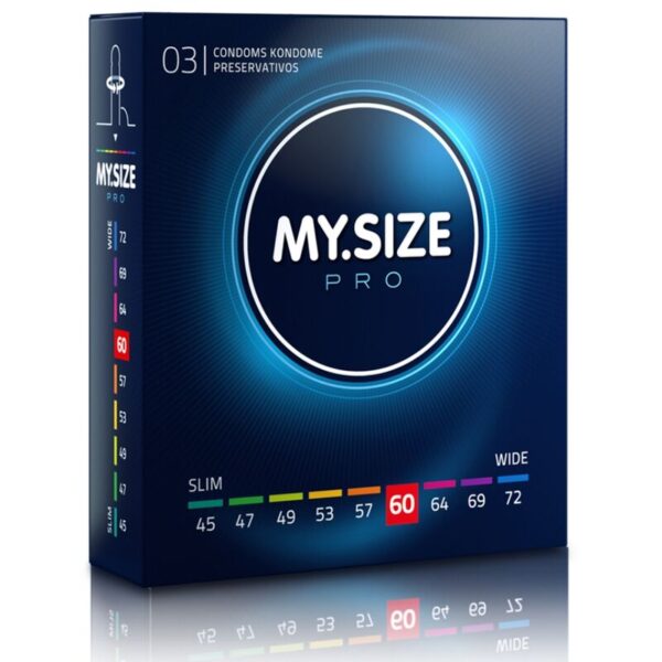 MY SIZE - PRO PRESERVATIFS 60 MM 3 UNITES -
