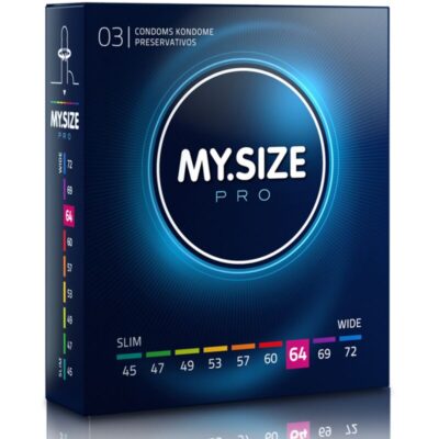 MY SIZE - PRO PRESERVATIFS 64 MM 3 UNITES -