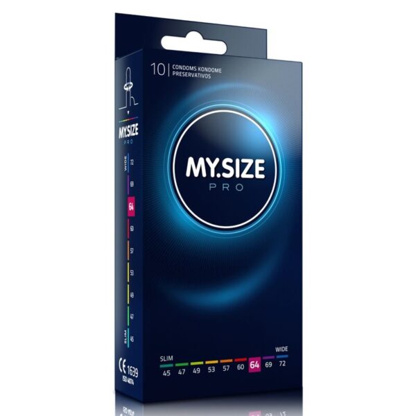 MY SIZE - PRO PRÉSERVATIFS 64 MM 10 UNITÉS -