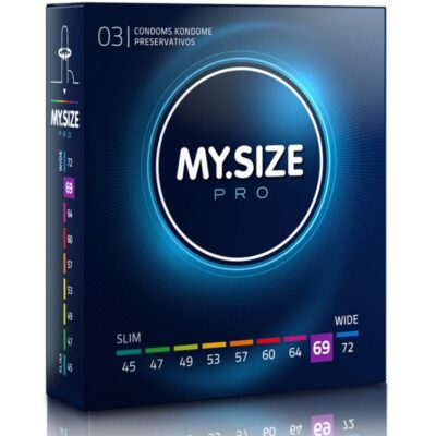 MY SIZE - PRO PRESERVATIFS 69 MM 3 UNITES -