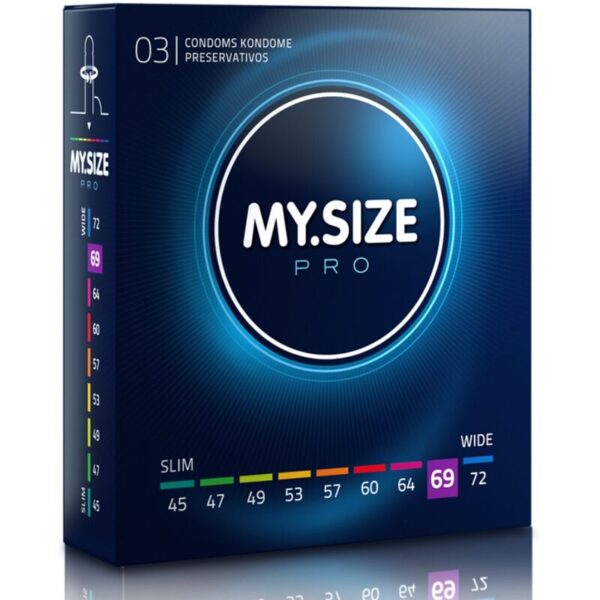 MY SIZE - PRO PRESERVATIFS 69 MM 3 UNITES -