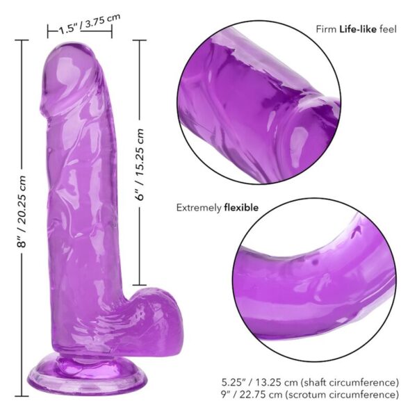 CALIFORNIA EXOTICS - GODE REINE TAILLE VIOLET 15.3 CM - – Image 6