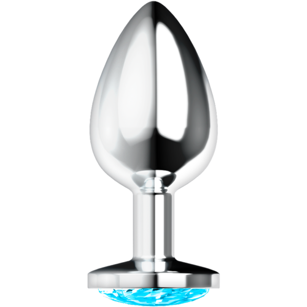 OHMAMA - PLUG ANAL AVEC CRISTAL BLEU L - – Image 2