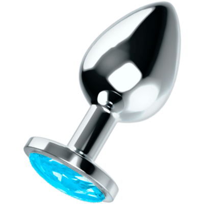 OHMAMA - PLUG ANAL AVEC CRISTAL BLEU L -