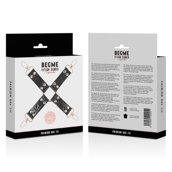 BEGME - BLACK EDITION CRAVATE EN CUIR VEGAN - – Image 5