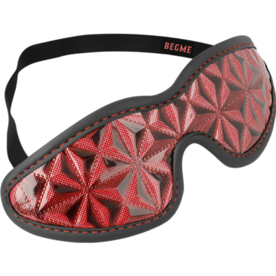 BEGME - MASQUE AVEUGLE PREMIUM ÉDITION ROUGE AVEC DOUBLURE EN NÉOPRÈNE -