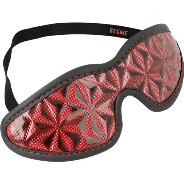 BEGME - MASQUE AVEUGLE PREMIUM ÉDITION ROUGE AVEC DOUBLURE EN NÉOPRÈNE -