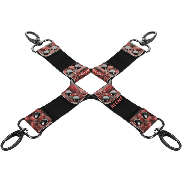 BEGME - CRAVATE DE PORC EN CUIR VÉGAN PREMIUM ÉDITION ROUGE - – Image 4