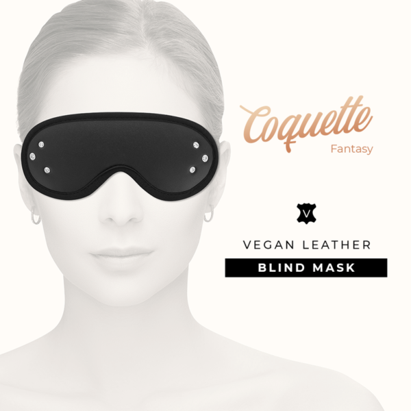 COQUETTE CHIC DESIRE - MASQUE FANTASY EN CUIR VÉGAN AVEC DOUBLURE EN NÉOPRÈNE - – Image 5
