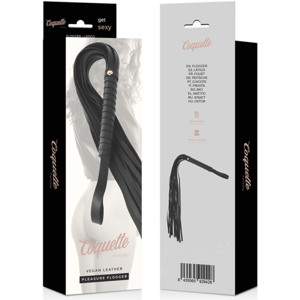 COQUETTE CHIC DESIRE - FOUET FANTAISIE EN CUIR VÉGAN - – Image 6
