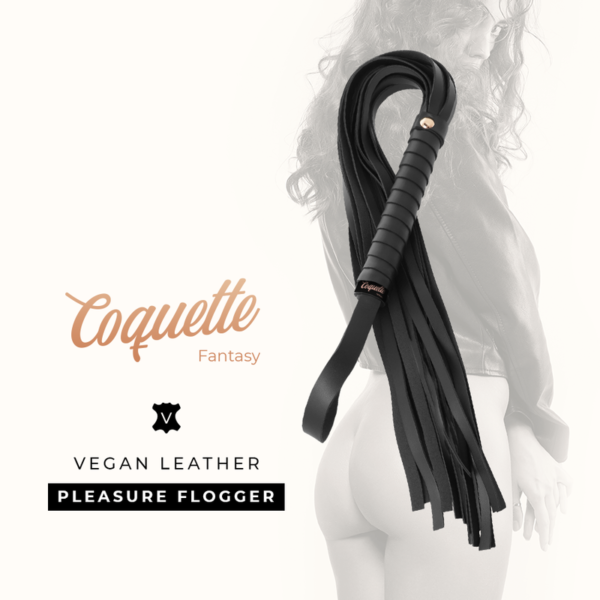 COQUETTE CHIC DESIRE - FOUET FANTAISIE EN CUIR VÉGAN - – Image 7