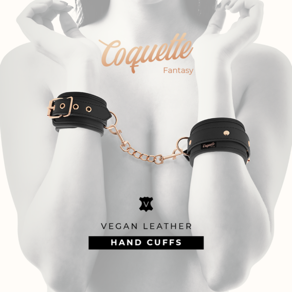 COQUETTE CHIC DESIRE - MENOTTES FANTASY EN CUIR VÉGAN AVEC DOUBLURE EN NOPRÈNE - – Image 7