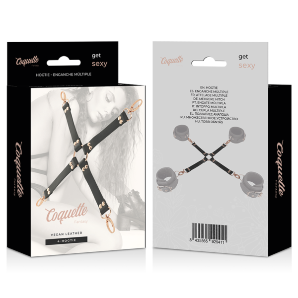 COQUETTE CHIC DESIRE - CRAVATE DE PORC FANTAISIE EN CUIR VÉGÉTAL - – Image 6