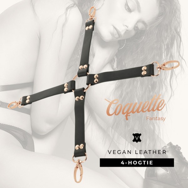 COQUETTE CHIC DESIRE - CRAVATE DE PORC FANTAISIE EN CUIR VÉGÉTAL - – Image 5