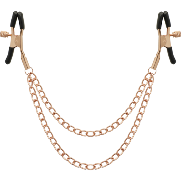 COQUETTE - CHIC DESIRE PINCES  METELONS FANTAISIE EN MÉTAL AVEC CHAÎNE - – Image 3