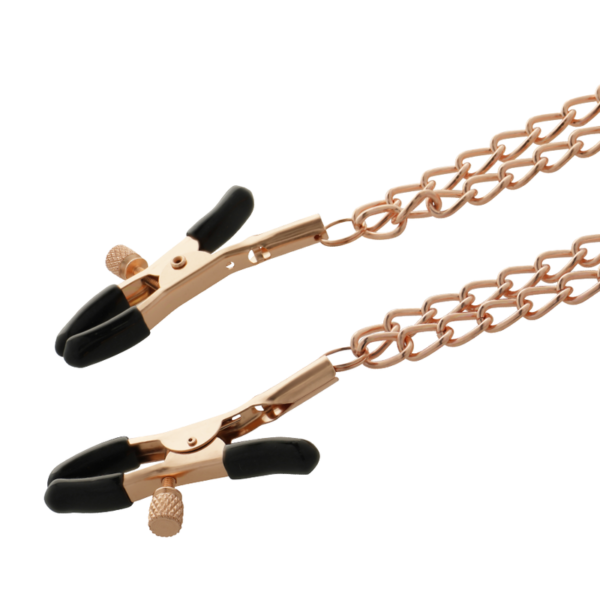 COQUETTE - CHIC DESIRE PINCES  METELONS FANTAISIE EN MÉTAL AVEC CHAÎNE - – Image 4