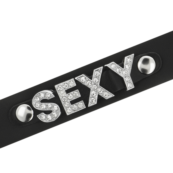 COQUETTE - CHIC DESIRE RAS DE COU SEXY EN CUIR VÉGAN - – Image 4