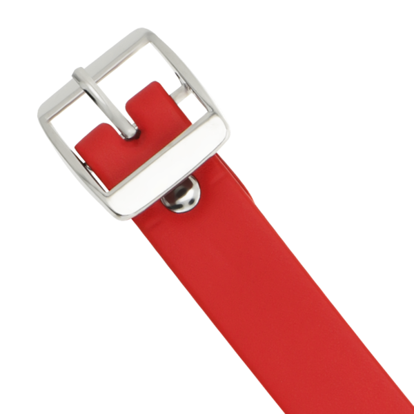 COQUETTE - CHIC DESIRE COLLIER CUIR VEGAN ROUGE FEMME ACCESSOIRE FÉTICHE - – Image 4
