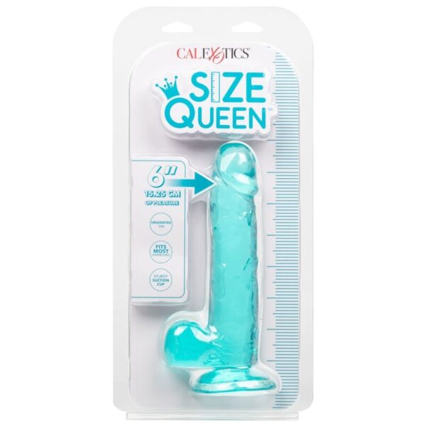 CALIFORNIA EXOTICS - GODE TAILLE REINE BLEU 15.3 CM - – Image 6