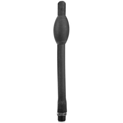 ALL BLACK - DOUCHE ANAL RÉTRACTABLE SILICONE 27 CM -