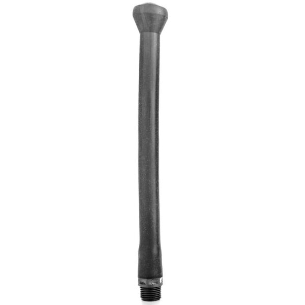 ALL BLACK - DOUCHE ANAL SILICONE SISTEMA STOPPER 27 CM -