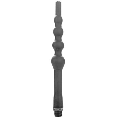 ALL BLACK - DOUCHE ANAL EN PERLES SILICONE 27 CM -