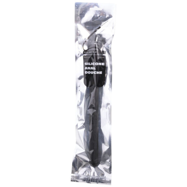 ALL BLACK - DOUCHE ANAL EN PERLES SILICONE 27 CM - – Image 2