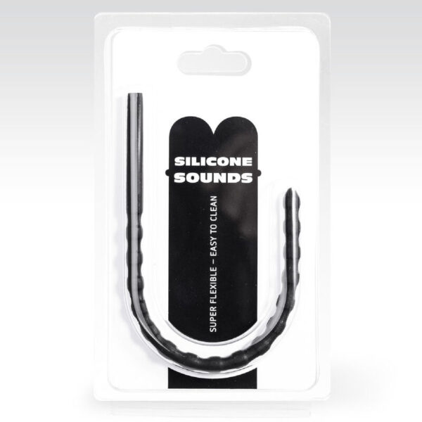 ALL BLACK - SONDE URÉTRALE EN SILICONE 6/8 MM - – Image 2
