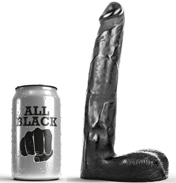 ALL BLACK - GODE RÉALISTE 21 CM -