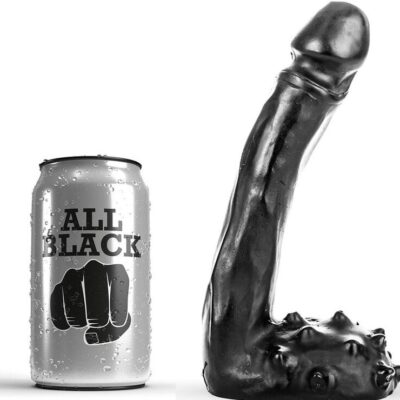 ALL BLACK - GODE RÉALISTE 19 CM -