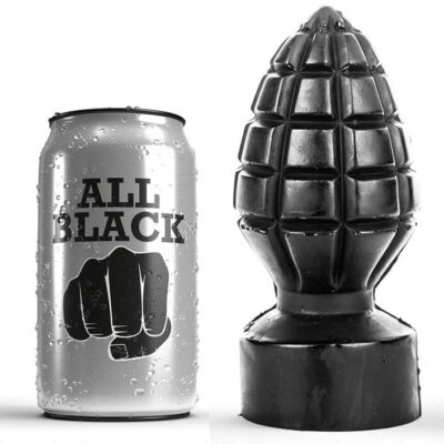 ALL BLACK - PLUG ANAL 14 CM -