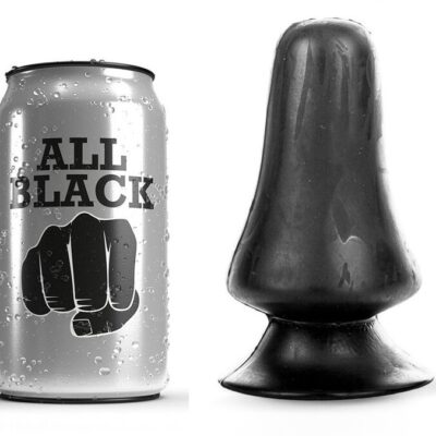 ALL BLACK - PLUG ANAL 12 CM -
