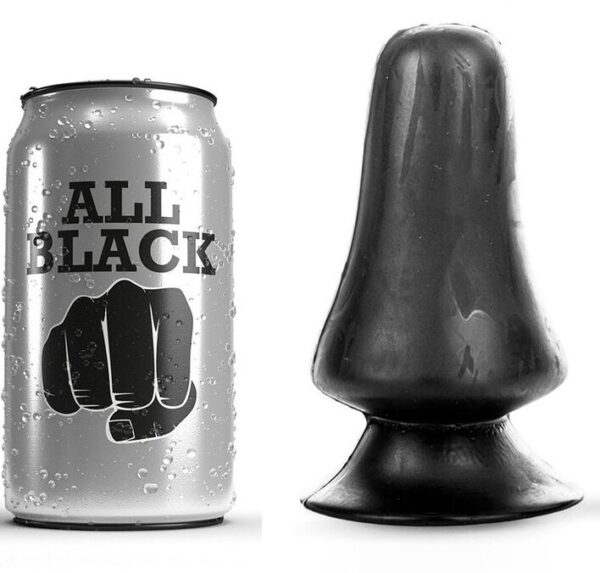 ALL BLACK - PLUG ANAL 12 CM -