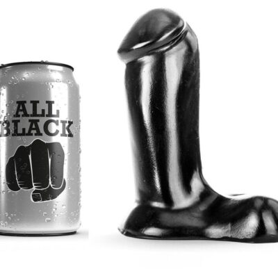 ALL BLACK - GODE RÉALISTE 14 CM -