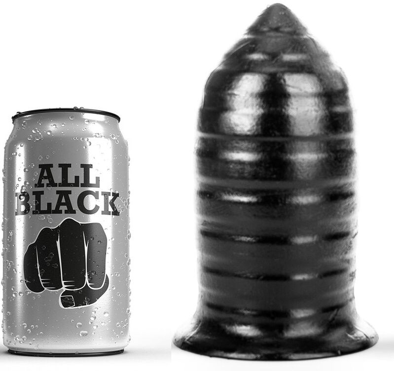 ALL BLACK - PLUG ANAL 16 CM -