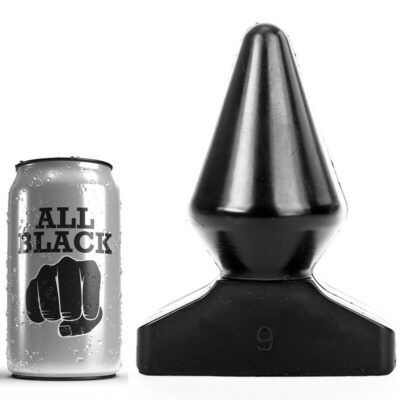 ALL BLACK - PLUG ANAL 18,5 CM -