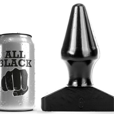 ALL BLACK - PLUG ANAL 15,5 CM -