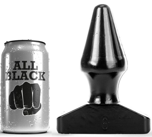 ALL BLACK - PLUG ANAL 15,5 CM -