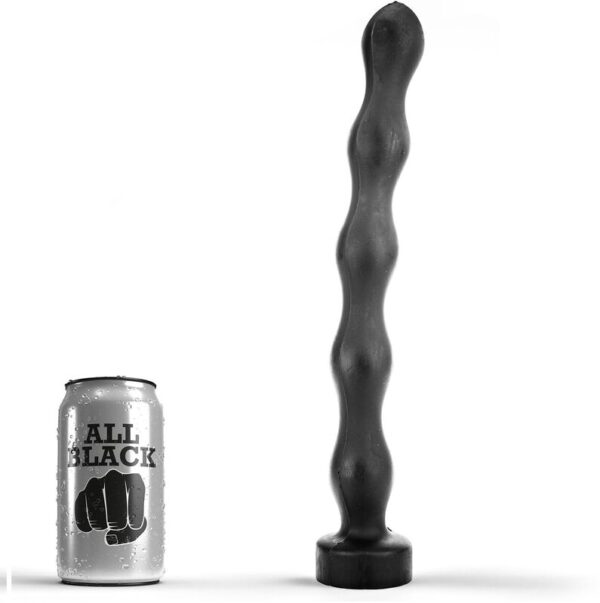 ALL BLACK - PLUG ANAL BALLE 32 CM -