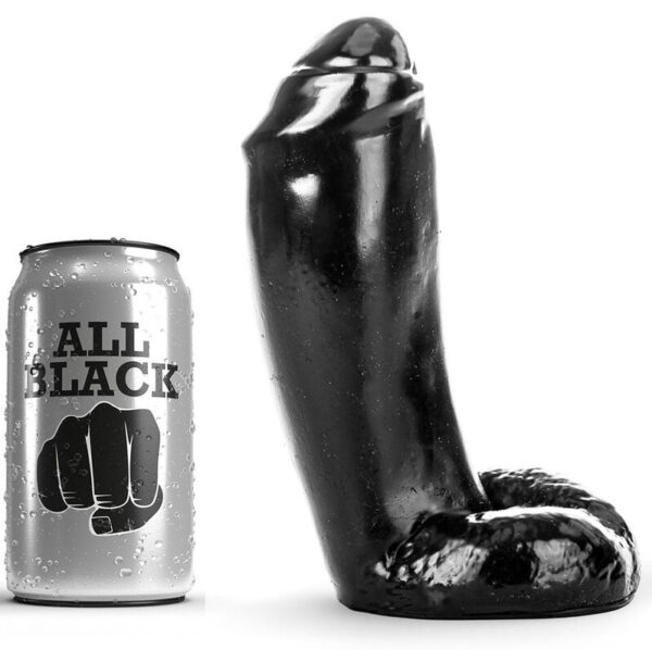 ALL BLACK - GODE RÉALISTE 18 CM -