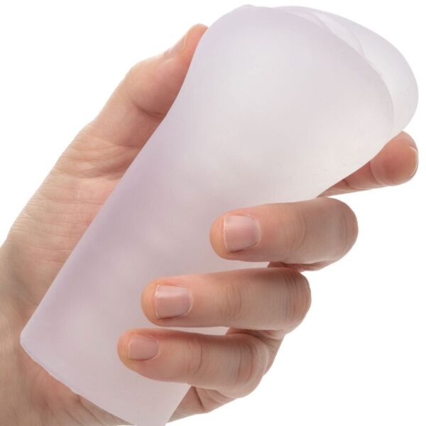 CALIFORNIA EXOTICS - BOUNDLESS VULVA STROKER - TRANSPARENT - – Image 6