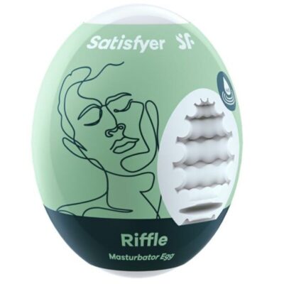 SATISFYER - OEUF DE MASTURBATEUR RIFFLE -