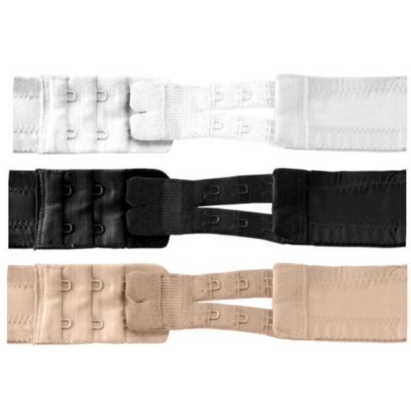 BYE-BRA - RALLONGES DE CONTOUR FLEXIBLES 2 CROCHETS 3 UNITÉS -