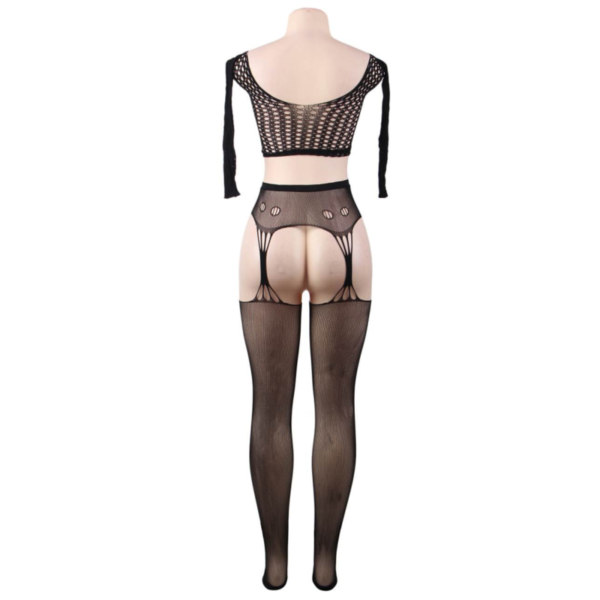 QUEEN LINGERIE - BODYSTOCKING HAUT MANCHES LONGUES S/L - – Image 6