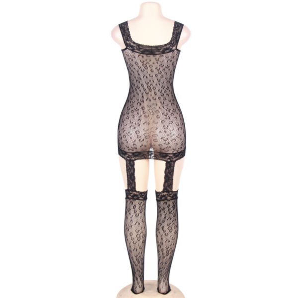 QUEEN LINGERIE - BODYSTOCKING STYLE LÉOPARD S/L - – Image 4