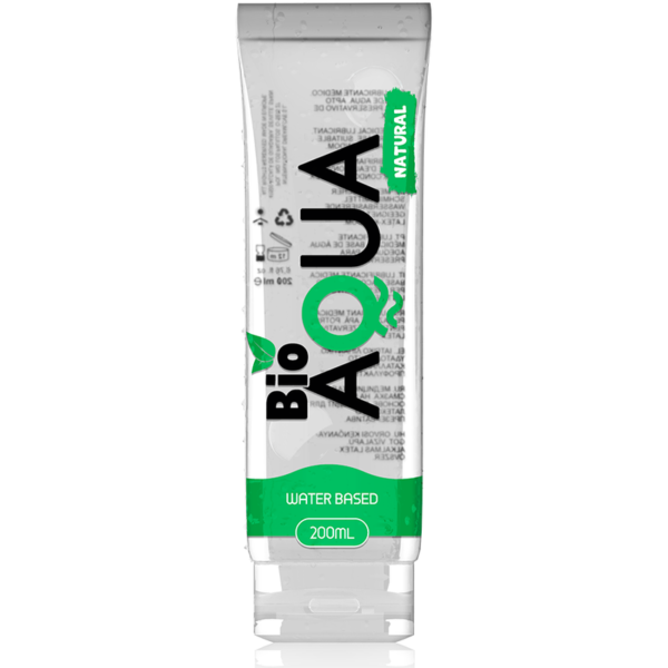 BIOAQUA - LUBRIFIANT INGRÉDIENTS NATURELS À BASE D''EAU 200 ML -