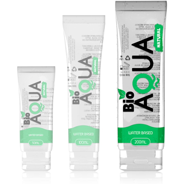 BIOAQUA - LUBRIFIANT INGRÉDIENTS NATURELS À BASE D''EAU 200 ML - – Image 2