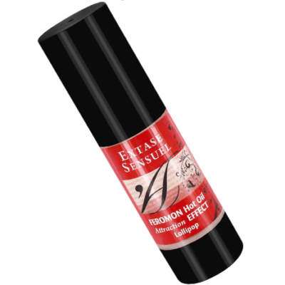 EXTASE SENSUAL - HUILE DE MASSAGE EFFET CHAUFFANT AUX PHÉROMONES SUCETTES 30 ML -