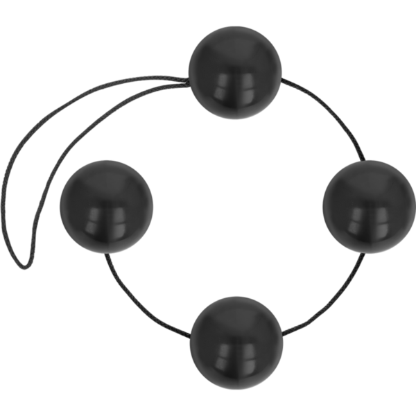 OHMAMA - BOULES ANAL CHINOISES NOIRES 170 GR -