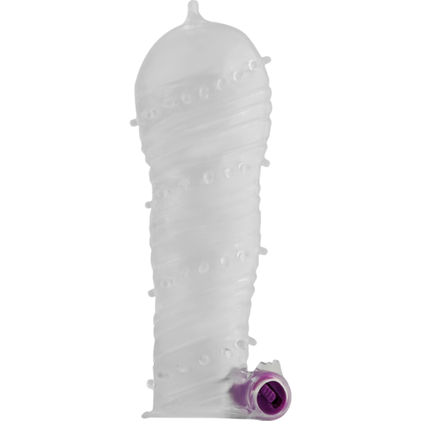 OHMAMA - GAINE PÉNIS TEXTURÉE AVEC BALLE VIBRANTE À POINT LARGE - – Image 2